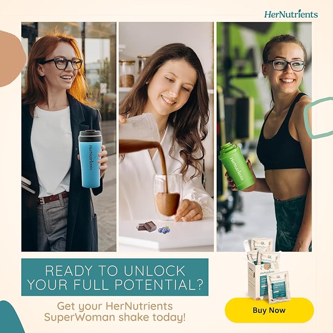 SuperFood Meal Replacement for Women - All-In-One Protein Powder with Greens & Vitamins & Collagen | Chocolate Protein Shake & Supplement Snack for Women's Health, Energy, Focus, Beauty, Mood, No Added Sugar  (1 Sample Packet, Chocolate)