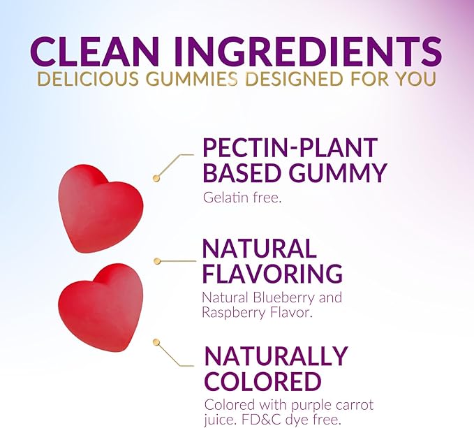 Hair Vitamins Gummies with Biotin 5000 mcg - Stronger, Radiant Hair, Skin & Nails Supplement - Vitamin E & C, Hair Growth Support Vitamin for Women & Men, Non-GMO & Gluten Free - 60 Gummies
