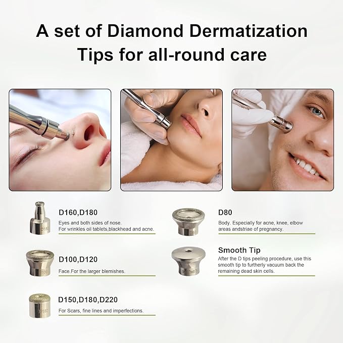 Elitzia 3 In 1 Dermabrasion Microdermabrasion Scrubber Facial Skin Rejuvenation Device ETSRNF903