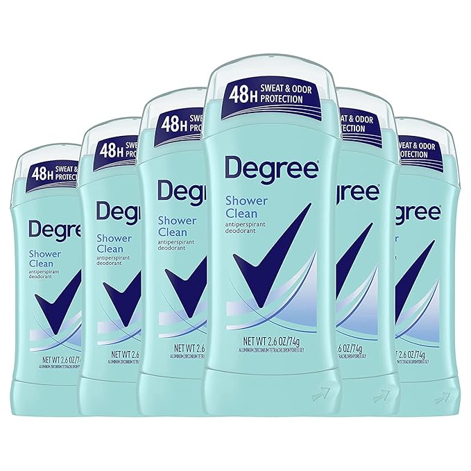 Degree Men 72-Hour Antiperspirant Deodorant Pack of 4 and Degree Women 48-Hour Antiperspirant Deodorant Pack of 6