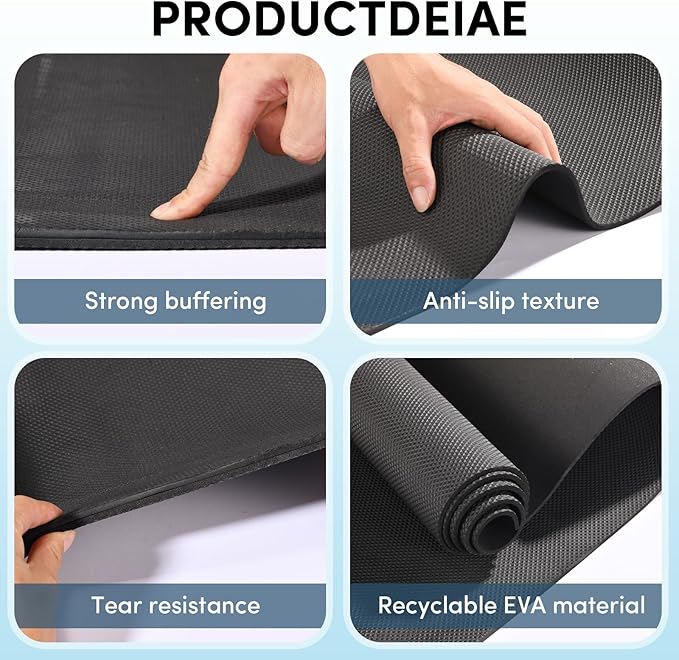 10 Pack Yoga Mats Bulk, 68'' x 24'' x 4mm Thick Black Yoga Mats for Kids and Adults, Anti-Slip Tear-Resistant Exercise Mat for Fitness Stretching Home Workout Gym and Studio