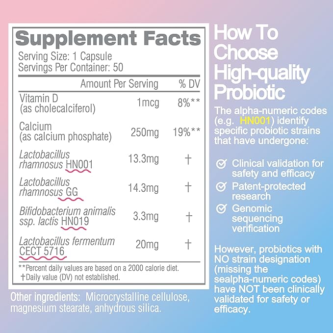 Life-Space Probiotic for Pregnancy & Breastfeeding, 3 in 1 Probiotic for Women, Clinically Proven for Mom's Breast, Gut & Vaginal Health, Baby Growth Support, 15 Billion CFU & 4 Strains, 50 Capsules