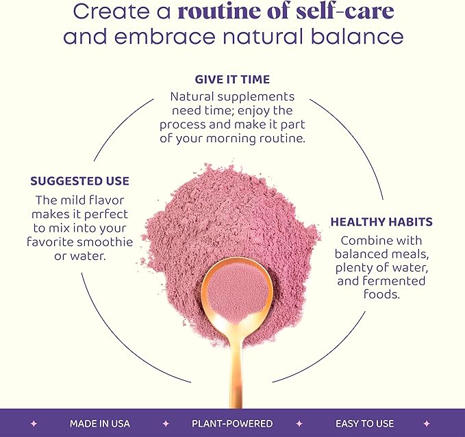 JoySpring Vaginal Probiotic Powder Supplement | Lactobacillus Acidophilus | D Mannose with Cranberry for Women | D-Mannose Powder Supports Feminine pH Balance & Vaginal Health | Sugar-Free,30 Servings