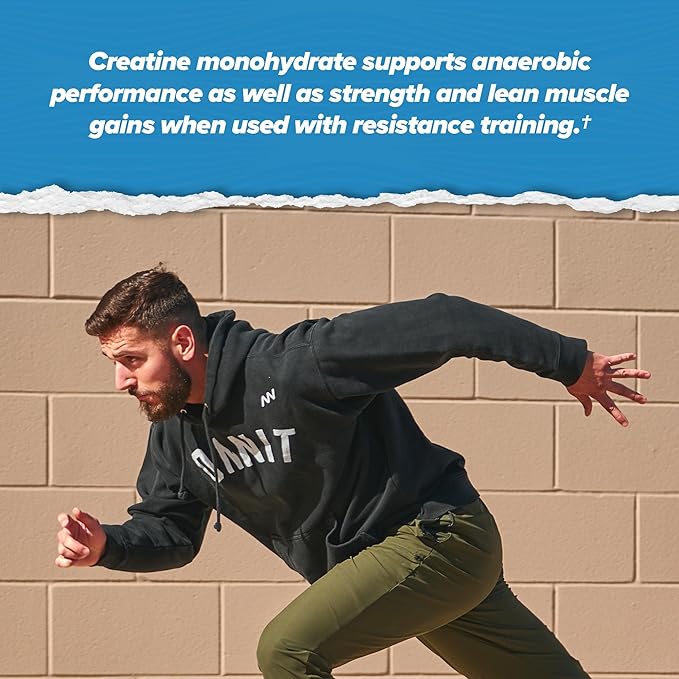 ONNIT Creatine Monohydrate Powder – 5g Premium Creatine for Muscle Strength, Power & Lean Mass, Supports Brain Health & Cellular Energy, Unflavored, 30 Servings, 5.29 oz