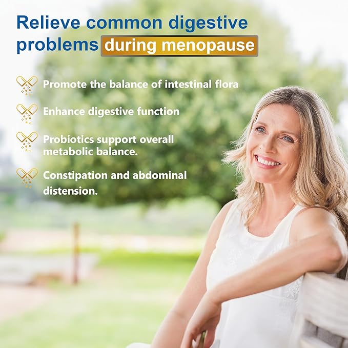 40-in-1 Menopause Support for Women – Hormonal Balance, Hot Flash & Mood Relief – Black Cohosh, DIM, Maca, Red Clover, Probiotics, B6, D3 & More – Vegan, 120 Capsules