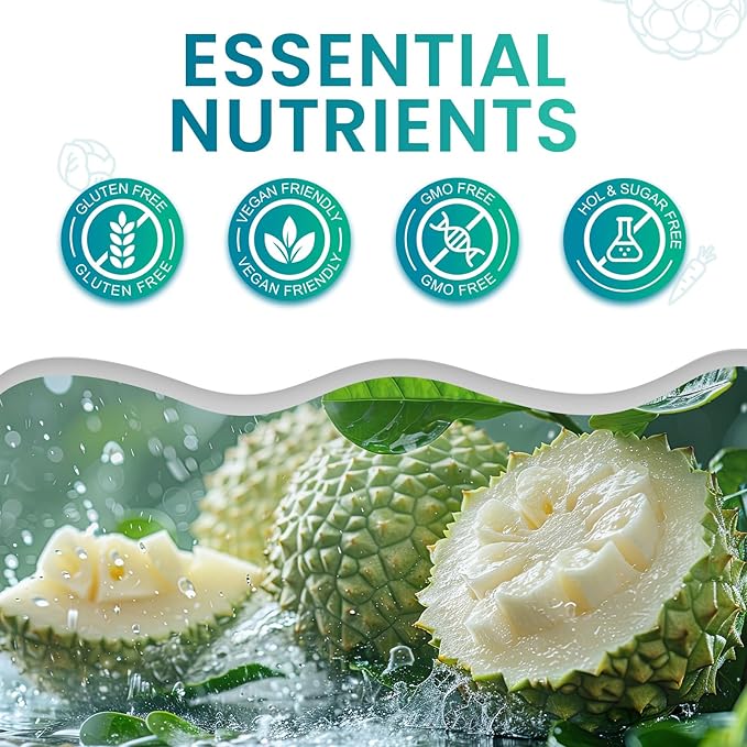 Soursop Bitters Liquid, Soursop Graviola Liquid Drops Natural Multivitamin Soursop Leaf Extract Drops Soursop Oil for Men & Women