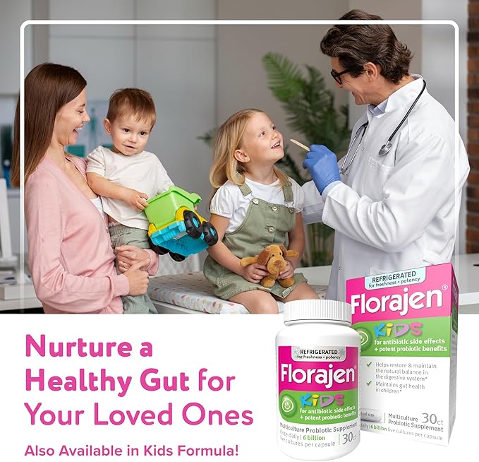 Florajen Women’s Probiotic for Vaginal Health, Gut Support, & Bloating Relief - Constipation Aid for Adults - Refrigerated for Freshness & Potency