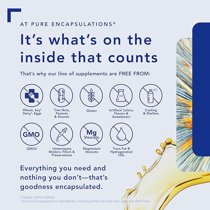Pure Encapsulations Women's Pure Pack - for Women Over 40 - Bone, Heart, Eye & Breast Health* - with Calcium, DHA, EPA & CoQ10 - Once-Daily - 30 Packets