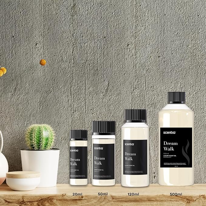 Hotel Diffuser Oil Inspired by The Westin Hotel Scent - 500 ml 16.9 fl oz - Essential Oil Blend for Diffuser Refill,White Tea Oil for Aromatherapy Diffusers and Humidifiers - Dream Walk