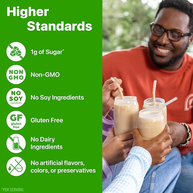 Orgain X Justin's ® Organic Vegan Nut Butter Protein Powder, Chocolate Peanut Butter- 20g Plant Protein, 1g Sugar, Gluten Free, No Dairy, Soy Ingredients, or Artificial Flavors, 1.17 lb