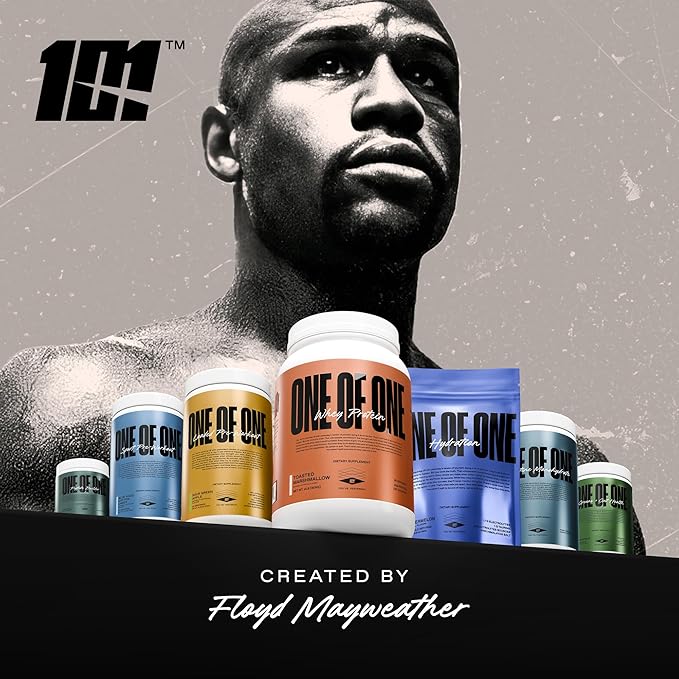 ONE of ONE Sport Pre-Workout – Clean Energy & Focus with NeuroRush™, Gluten Free, No Crash, Boosts Endurance & Strength – Blue Razz Cotton Candy, 30 Servings