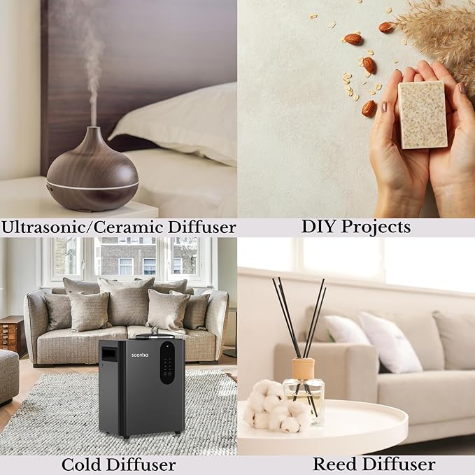 Hotel Diffuser Oil Inspired by The Ritz Carlton Hotel Scent - 500 ml 16.9 fl oz - Fragrance Oil Blend Jasmine, Bergamot & Fresh Marine Notes for Aromatherapy Diffusers and Humidifiers - Cabana