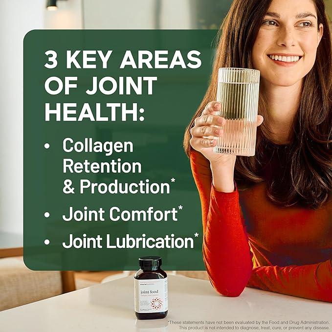 SMARTERNUTRITION Joint Food - Whole-Food Joint Supplement to Support Lubrication & Mobility - Formulated with Collagen Type II, MSM, Vitamin C, Turmeric, Bromelain - 6 Pack[180-Day Supply]