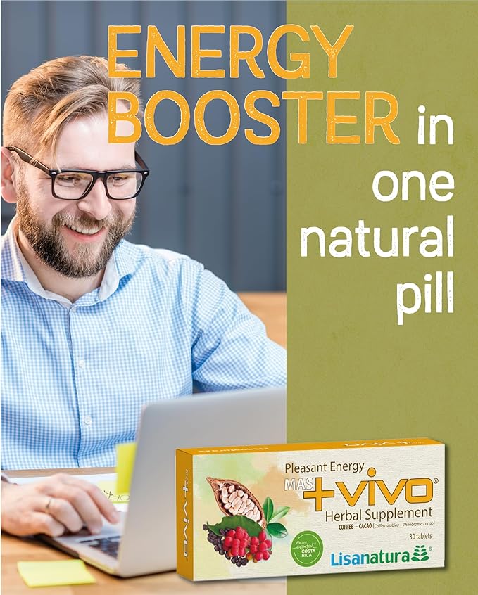 + Vivo Herbal Supplement - Sugar, Gluten & Lactose Free - 30 Tablets