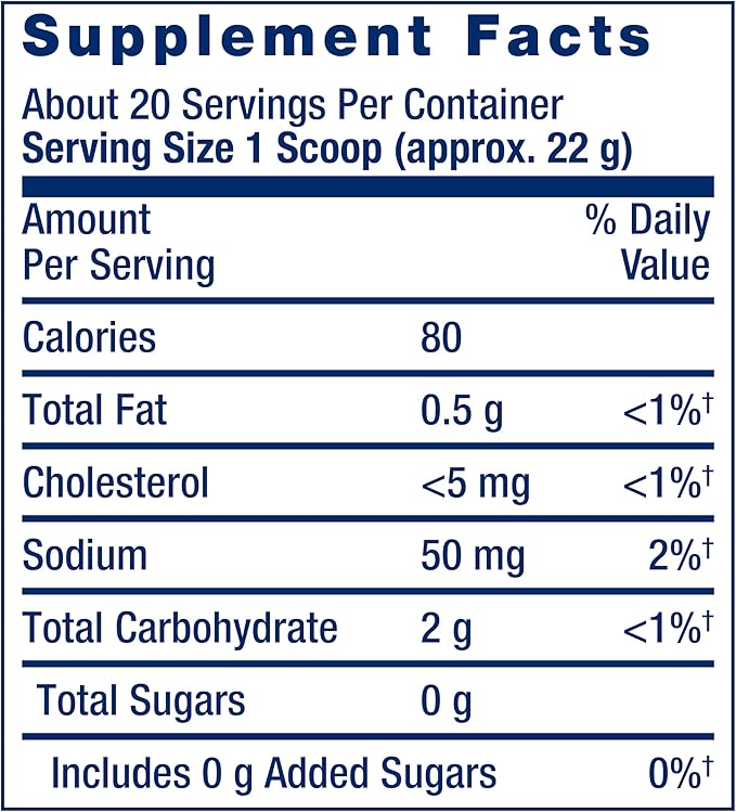 Life Extension Wellness Code® Whey Protein Isolate (Vanilla), Protein and branched-Chain Amino acids for Muscle Growth & Immune Health, no Sugar Added, Gluten Free, Non-GMO, 403 Grams (20 Servings)