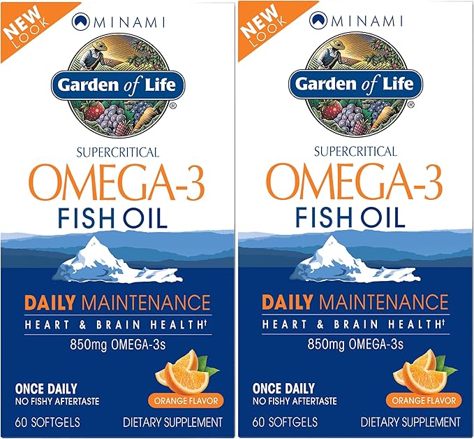 Garden Of Life, Minami Omega-3 Orange, 120 Count