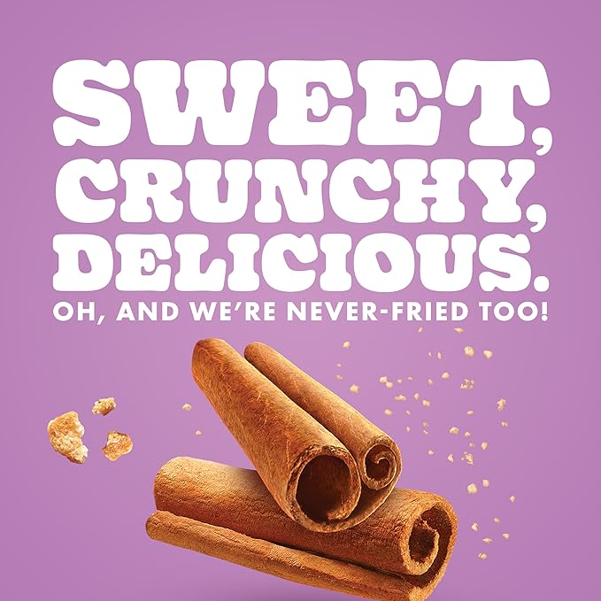 Pure Protein Popped Crisps, Cinnamon Sugar, High Protein Snack, 12G Protein, 1.27oz., 12 Count