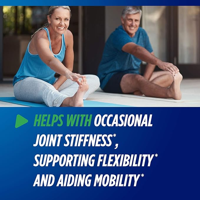 Osteo Bi-Flex Glucosamine Triple Strength Plus Turmeric Supplement with Curcumin for Joint Support and Range of Motion, 40 Day Supply, 80 Coated Tablets, Joint Health Nutritional Supplements