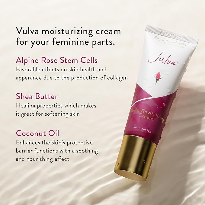 Julva® Feminine Cream for Women – Doctor-Formulated Intimate Moisturizer – Supports Skin Hydration, Comfort & Confidence
