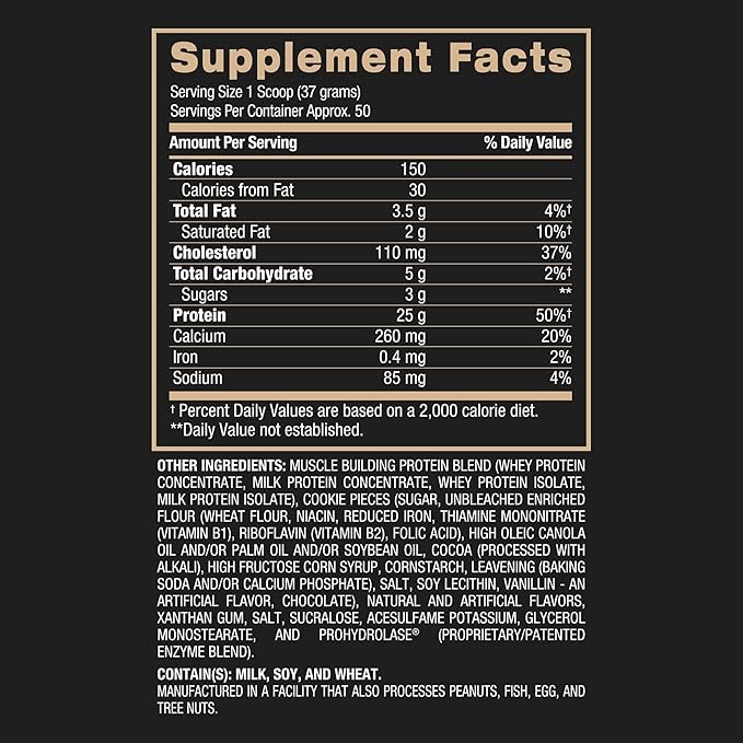 BPI Sports Whey HD Ultra Premium Protein Powder Isolate | Workout Whey Protein Powder for Men & Women for Muscle Gain | Milk Protein Concentrates | Milk and Cookies, 4.07 Pound