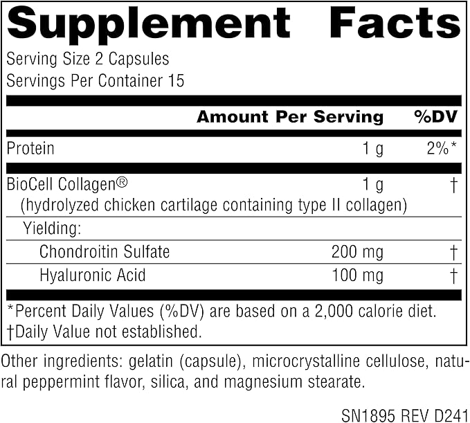 Source Naturals Hyaluronic Acid, Promotes Healthy Joints*, 50mg - 60 Capsules