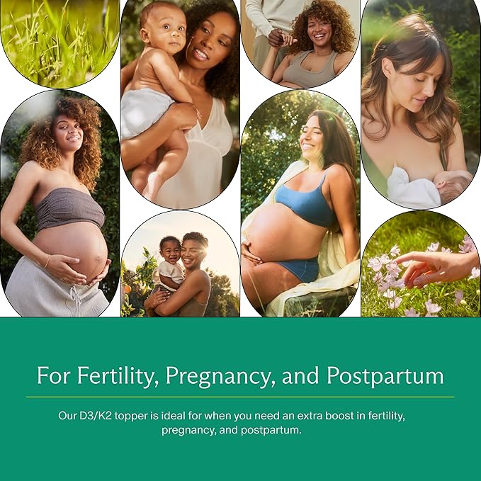 Needed. Expertly-Formulated Prenatal Vitamin D3/K2 | for Fertility, Pregnancy Breastfeeding, and Postpartum, Healthy Immunity and Bone Development, Supports Breast Milk Vitamin D Levels | 60 Capsules