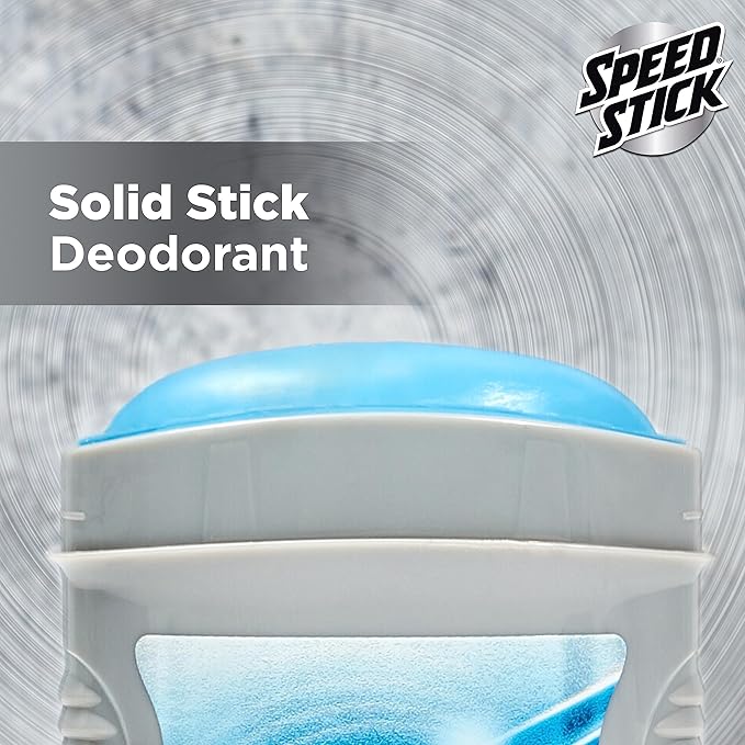 Speed Stick Men's Deodorant, Ocean Surf, 3 Ounce, 4 Pack, Packaging may Vary