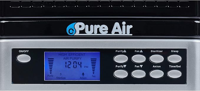 O3 Pure Whole Home Ozone and Ionizer Air Purifier with UV HEPA PCO and Carbon Filtration