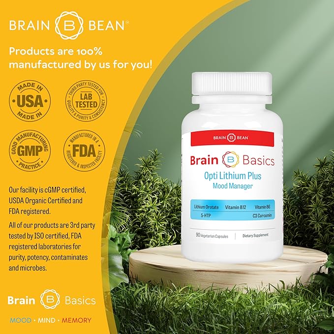 Opti Lithium Plus: Supercharge Brain Health with Enhanced Nutrient Absorption for Optimal Well-Being.
