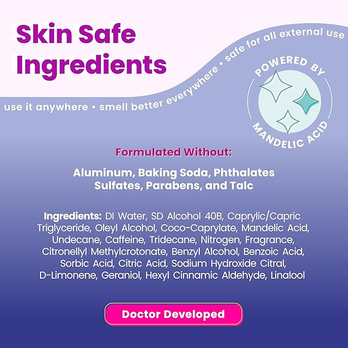 Lume Invisible Spray Deodorant For Women - Whole Body Deodorant Spray - 72 Hr Odor Control - Ozone Friendly, Natural Propellant - Aluminum & Baking Soda Free, Skin Loving - 2 pack (Soft Powder)