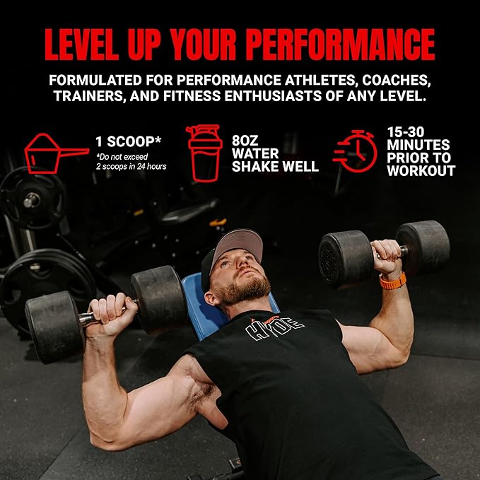 PROSUPPS Mr. Hyde Signature Pre Workout Powder with Creatine, Beta Alanine & Caffeine - Performance, Energy & Endurance - Clean Fitness & Gym Supplements for Men & Women (Fruit Punch, 30 Servings)
