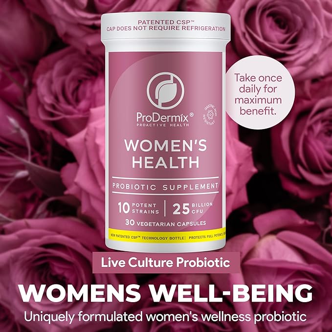 Probiotics for Women, Vaginal Probiotic, Promotes PH Balance, UT Health, 25 Billion CFU, Once Daily Womens Supplement, Kosher, 30 Capsules (30 Capsules)