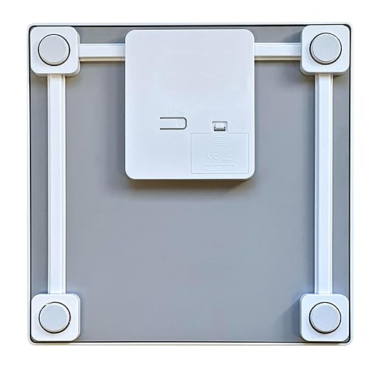 Taylor Digital Glass Bathroom Scale for Body Weight, 400 lb Capacity, Durable Tempered Glass Platform and Easy to Read, White