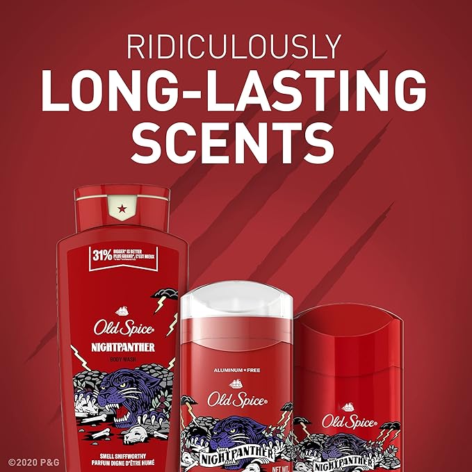 Old Spice Anti-Perspirant Deodorant for Men, NightPanther, 2.6 oz