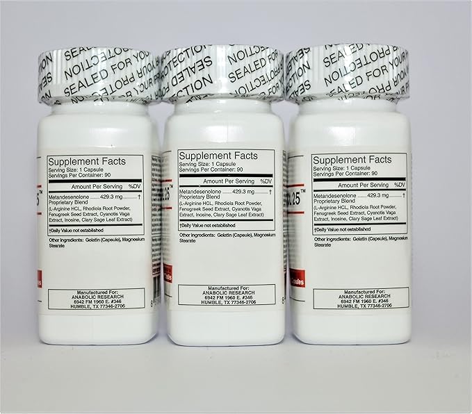 D-Drodiol 25 - Mass, Strength, & Power - 3 Month Supply