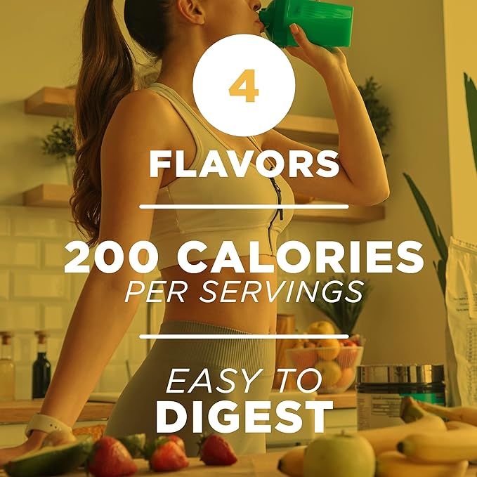 AdvoCare Meal Replacement Shake - Convenient, Delicious Shake Mix with Vitamins, Fiber & Protein - Contains Whey Protein, Oat Fiber, Biotin & More - Vanilla, 14 Pouches