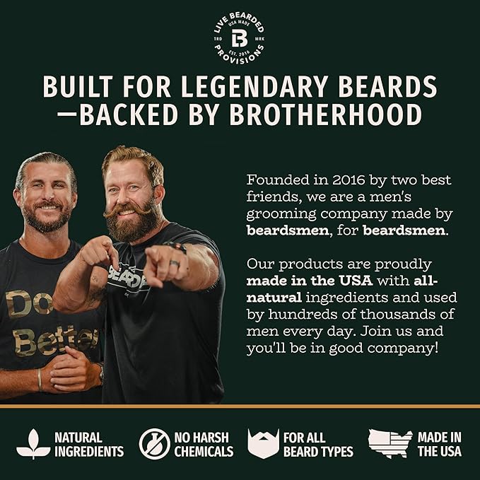 Live Bearded Men's Deodorant - Long Lasting, Aluminum Free, All Natural, Activated Charcoal Deodorant for Men, Travel Size - Tombstone, 3 Stick