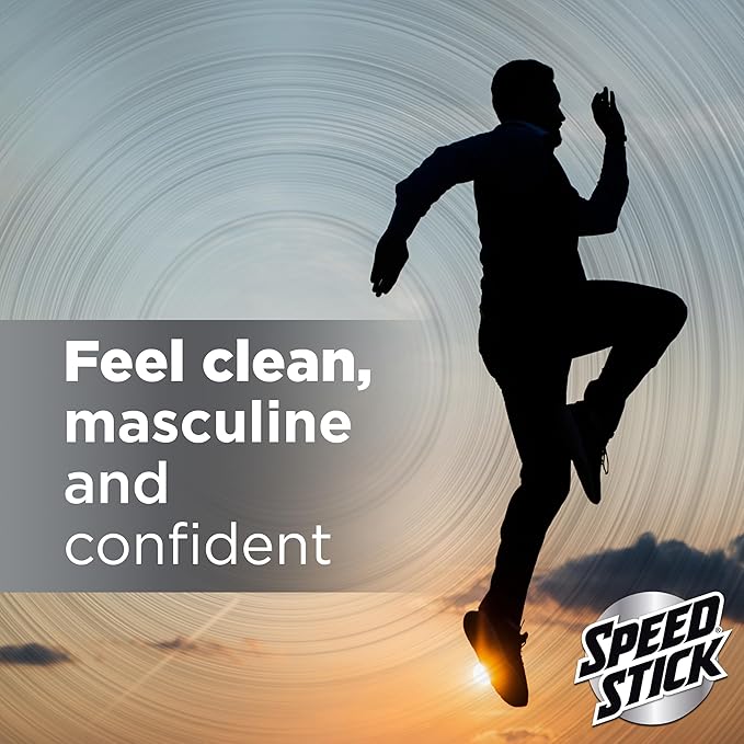Speed Stick Men's Deodorant, Ocean Surf, 3 Ounce, 4 Pack, Packaging may Vary