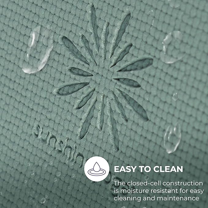 Sunshine Yoga 4 or 10 Pack Ascend Yoga Mat - 72" x 24" x 6mm Non-Slip Exercise Mat - Tear-Resistant, Non-Toxic Workout Mats for Pilates, Home, Studio, Fitness, Gym, Training, Floor Stretching