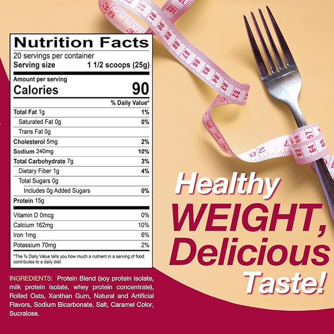 ProtiDIET High Protein Maple Brown Sugar Oatmeal - Keto-Friendly Sugar free Instant Oatmeal for a Healthy and Nutritious Breakfast, Packed with Essential Nutrients - 7 Count Box