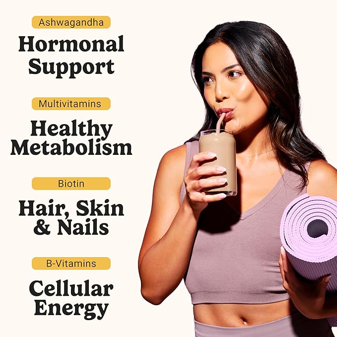 VitaHustle ONE Meal Replacement Shake - Plant Based Protein Powder by Kevin Hart - Vegan, Meal Replacement Powder with Superfoods, Vitamins, Adaptogens & Probiotics - Chocolate and Vanilla Flavor, 30 Servings