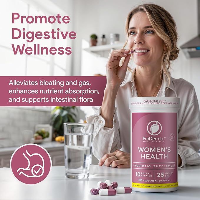 Probiotics for Women, Vaginal Probiotic, Promotes PH Balance, UT Health, 25 Billion CFU, Once Daily Womens Supplement, Kosher, 30 Capsules (30 Capsules)
