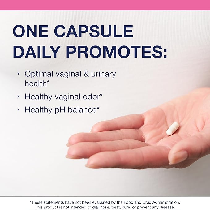 Metagenics UltraFlora Women's Probiotics for Vaginal Health - Supports Yeast Balance, Microflora & Urinary Comfort - Lactobacillus rhamnosus & Lactobacillus GR-1 reuteri RC-14 - Non-GMO - 30 Count