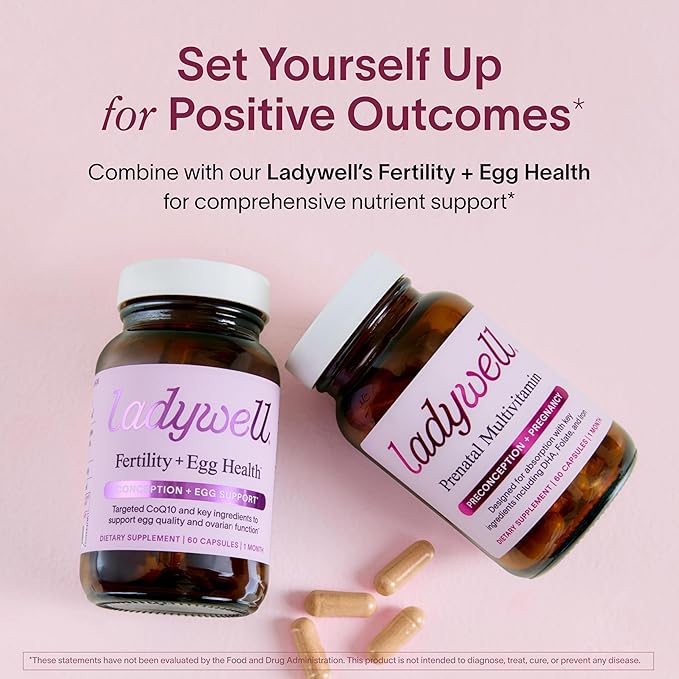 Prenatal Multivitamin | Conception, Pregnancy & Postpartum | Key Ingredients Including DHA, Folate & Iron | Expertly-Formulated & Tested | Designed for Absorption with Nausea Support, 60 Ct
