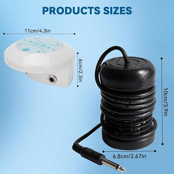 Pilipane Foot Bath Machine, Portable Ionic Detox Foot Bath Machine, Foot Cleanse Foot Detox Spa Machine for Home Use Spa Club Salon Travel