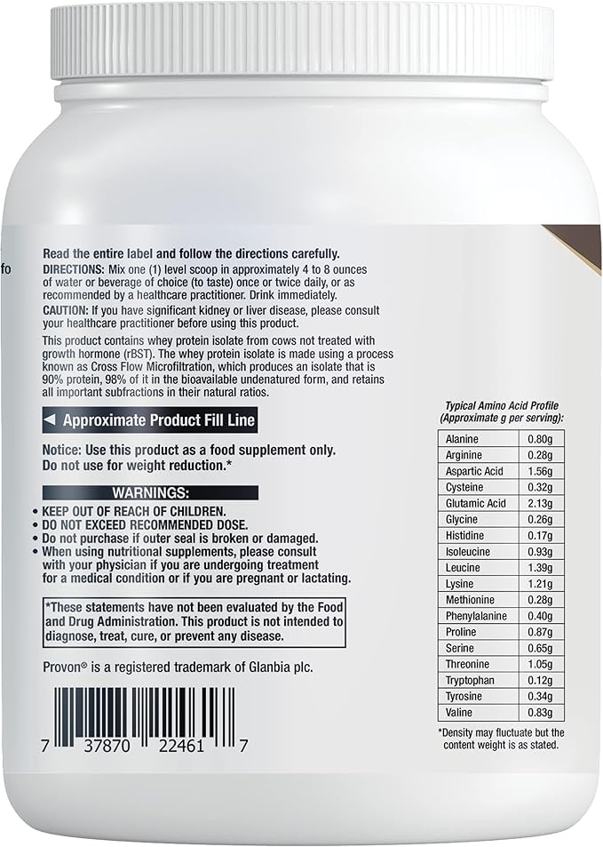 Life Extension Wellness Code Advanced Whey Protein Isolate - Vanilla Flavor -Protein Shake Mix Powder for Muscle Growth & Immune Health Support - Gluten Free, Non-GMO, Sugar Free - 454g - 20 Servings