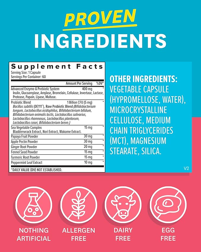 Zenwise Health 3-in-1 Womens Probiotic Supplement for Digestive, Gut Flora & Vaginal Health - Daily Probiotics & Prebiotics for Women with Digestive Enzymes Supports Bloating & Gas Relief - 60 Count