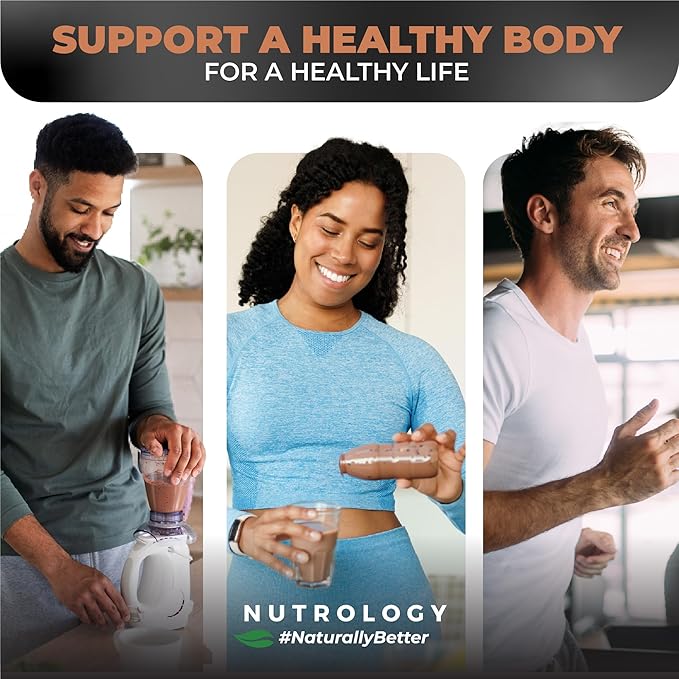 Nutrology TRIPACT Vegan Protein Powder - Organic Pea, Rice & Pumpkin Protein, BCAAs & Glutamine Plant-Based Meal Replacement Shakes for Muscle Recovery & Immunity, Chocolate Peanut Butter, 20 Servings