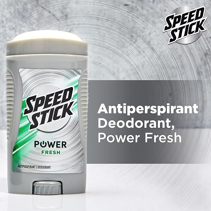Speed Stick Men's Deodorant, Fresh, 3 Ounce, 4 Pack