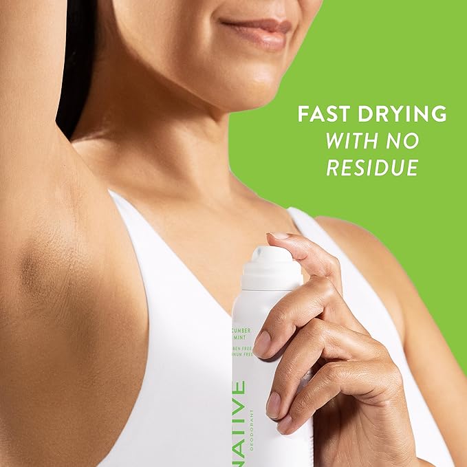 Native Deodorant & Body Spray Contains Naturally Derived Ingredients | Deodorant for Women and Men, All Day Odor Protection, Aluminum and Hydrocarbon Propellant Free | Cucumber & Mint